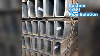 シームレスな注文の黒灰色の鋼管 600x600mm